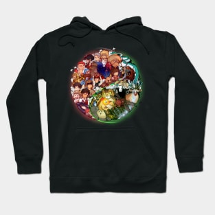 All characer Yin yang Hoodie